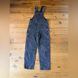 Madewell Charcoal Denim Overalls